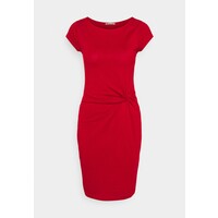 Anna Field Short sleeves mini dress with knot at waist Sukienka z dżerseju red AN621C1L1