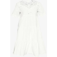 Missguided Tall POPLIN SMOCK DRESS Sukienka letnia white MIG21C06W