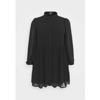 Missguided Plus DOBBY SPOT SMOCK DRESS Sukienka letnia black M0U21C0FD