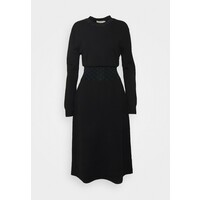 Tory Burch WAIST DRESS Sukienka dzianinowa black T0721C003