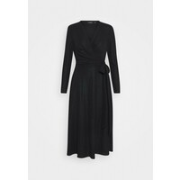 Lauren Ralph Lauren DERBY METALLIC DRESS Sukienka dzianinowa black L4221C15H