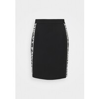 Versace Jeans Couture SKIRT LOGO TAPE Spódnica ołówkowa black VEI21B00C