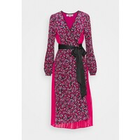 Diane von Furstenberg ARIADNE Długa sukienka sea ground red/hot pink DF221C07X