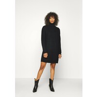 Missguided Tall ROLL NECK BASIC DRESS Sukienka dzianinowa black MIG21C069