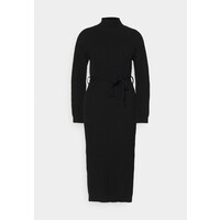 Missguided Tall HIGH NECK BELTED MAXI DRESS Długa sukienka black MIG21C08S