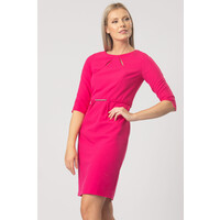 Quiosque Różowa sukienka z rozcięciami 4KR005501