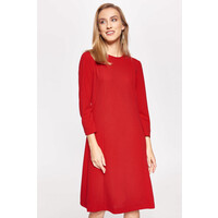 Quiosque Czerwona rozkloszowana sukienka 4KC005631