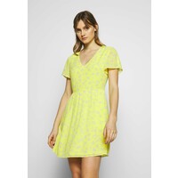 Calvin Klein Jeans VNECK DRESS Sukienka letnia yellow C1821C050