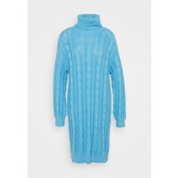 Glamorous CABLE JUMPER DRESS WITH VOLUME LONG SLEEVES Sukienka etui alaskan blue GL921C0NB