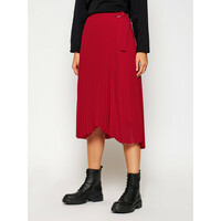 Calvin Klein Spódnica plisowana K20K202329 Czerwony Regular Fit
