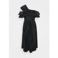 Missguided Petite ONE SHOULDER PLEATED MIDAXI DRESS Sukienka koktajlowa black M0V21C0G0