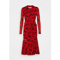 Diane von Furstenberg CRYSTAL Sukienka letnia red DF221C07D