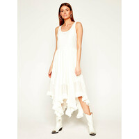 TwinSet Sukienka letnia 201TT2344 Biały Regular Fit