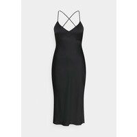 Abercrombie & Fitch CROSS BACK MIDI DRESS Sukienka letnia black A0F21C07B