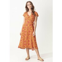 Indiska EDIT Sukienka letnia yellow INO21C02X