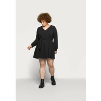 Vero Moda Curve VMCALI SHORT DRESS Sukienka letnia black VEE21C060