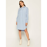 Polo Ralph Lauren Sukienka koszulowa 211797756001 Niebieski Regular Fit
