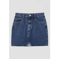PULL&BEAR Spódnica jeansowa mottled light blue PUC21B096