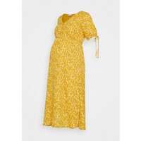 MAMALICIOUS MLCARLIN MIDI DRESS Sukienka letnia chinese yellow/fragant lilac M6429F0T7