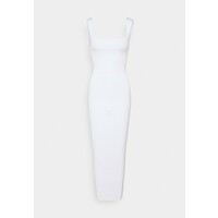 Missguided SWEETHEART NECK DRESS Sukienka dzianinowa white M0Q21C1UD