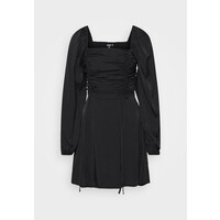 Missguided Tall RUCHED BUST ALINE DRESS Sukienka letnia black MIG21C0A5