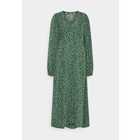 Missguided Tall V NECK SMOCK DRESS DALMATIAN Sukienka letnia green MIG21C0B5