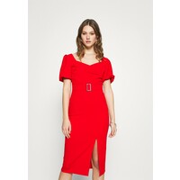 WAL G. EMMA BUCKLE MIDI DRESS Sukienka z dżerseju red WG021C0L9