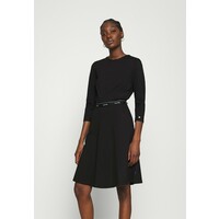 Calvin Klein MILANO DRESS Sukienka z dżerseju black 6CA21C03B