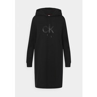 Calvin Klein HOODED DIAMANTE DRESS Sukienka letnia black 6CA21C037