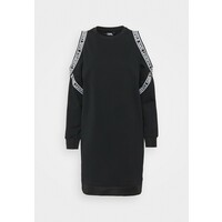 KARL LAGERFELD COLD SHOULDER DRESS Sukienka letnia black K4881P001