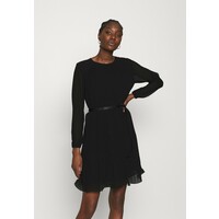 Calvin Klein PLISSE DRESS Sukienka letnia ck black 6CA21C038