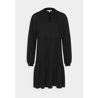 TOM TAILOR DENIM MIDI DRESS WITH BOW DETAIL Sukienka letnia deep black TO721C0CE