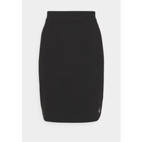 Calvin Klein Jeans SLUB MINI SKIRT Spódnica ołówkowa black C1821B03P