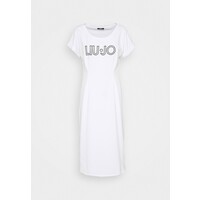 Liu Jo Jeans ABITO Sukienka z dżerseju bianco L2521C051