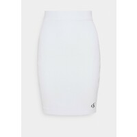 Calvin Klein Jeans SLUB MINI SKIRT Spódnica ołówkowa bright white C1821B03P