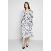 Lauren Ralph Lauren GEORGETTE DRESS Sukienka letnia colonial cream/blue L4221C0XJ