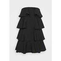 Never Fully Dressed TIERED MINI DRESS Sukienka koktajlowa black NEN21C01M