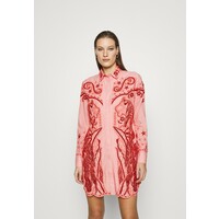 Farm Rio EMBROIDERED WESTERN DRESS Sukienka koszulowa light pink F0I21C00J