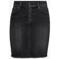 ONLY ONLBLUSH RAW Spódnica jeansowa black denim ON321B0LN