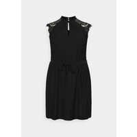 Vero Moda Curve VMMILLA SHORT DRESS Sukienka koktajlowa black VEE21C06Q