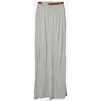 Vero Moda Długa spódnica light grey melange VE121B0OP
