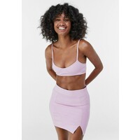 Bershka Spódnica mini mauve BEJ21B080