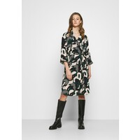 Monki ANDIE DRESS Sukienka letnia green dark blobbyshapes MOQ21C090