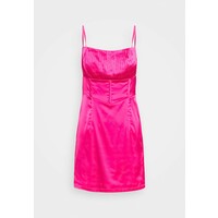 Missguided Petite PLEAT DETAIL STRAPPY BODYCON MINI DRESS Sukienka koktajlowa pink M0V21C0IR