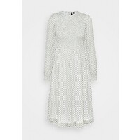 Vero Moda Petite VMSIFFY SMOCK CALF DRESS Sukienka letnia snow white/black VM021C08G