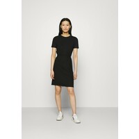 Calvin Klein SHORT LOGO TEE DRESS Sukienka z dżerseju black 6CA21C03E