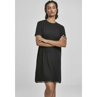 Urban Classics BOXY LACE Sukienka z dżerseju black UR621C01F