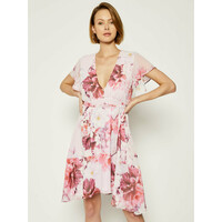 Marciano Guess Sukienka letnia Floral Bomb 0GG72Z 7120Z Różowy Skinny Fit