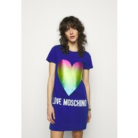 Love Moschino Sukienka z dżerseju dark blue LO921C06F