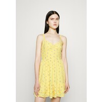 Hollister Co. BARE SHORT DRESS Sukienka letnia yellow H0421C03U